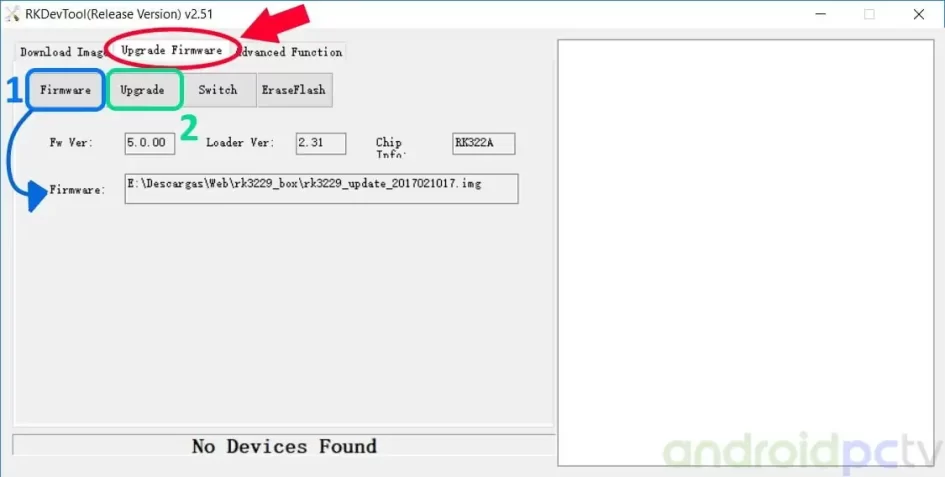 RKDEVtool frimware update n01 RKDEVtool frimware update n01