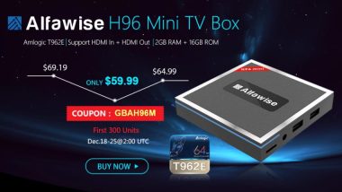 Alfawise H96 mini Amlogic T962E deal