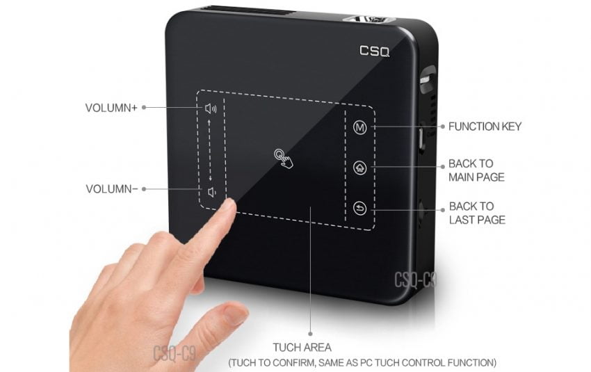 CSQ C9 RK3328 proyector Android