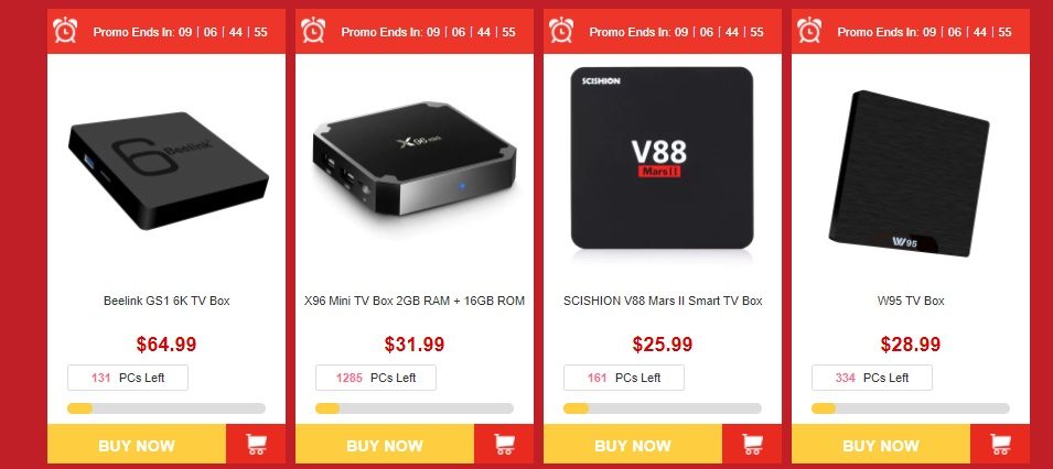 Gearbest Android TV deal