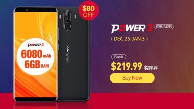 Ulefone Power 3 Mediatek Helio P23 smartphone