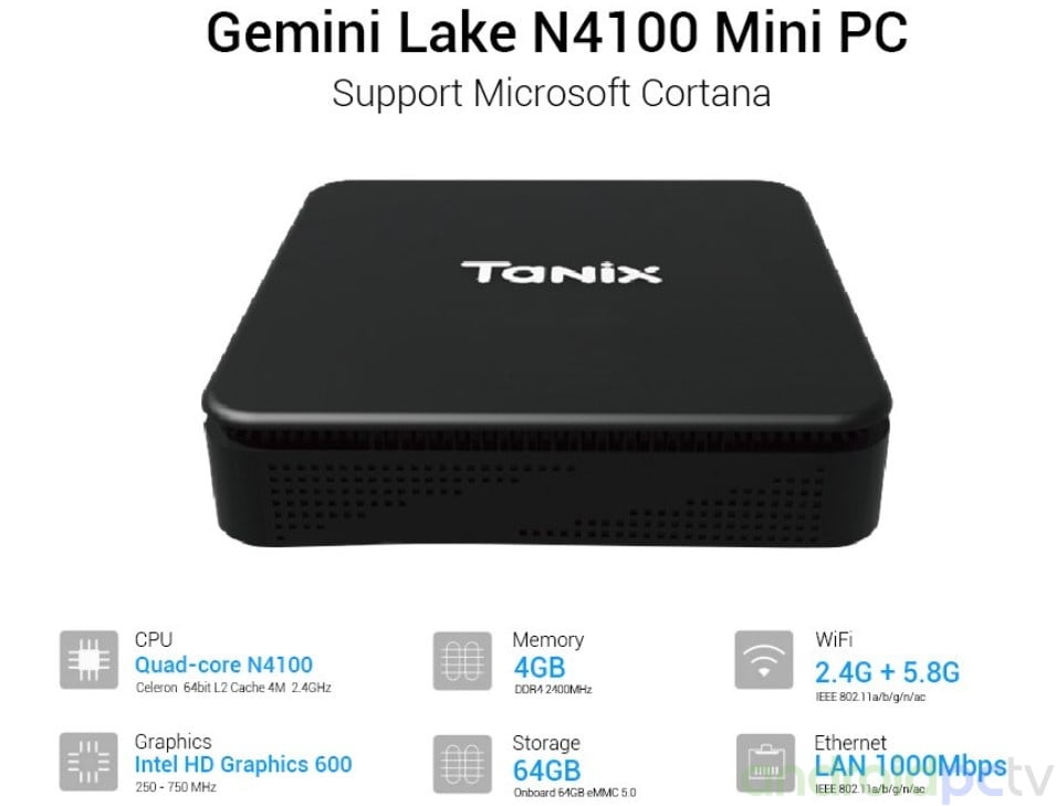 TANIX TX88 Gemini Lake N4100