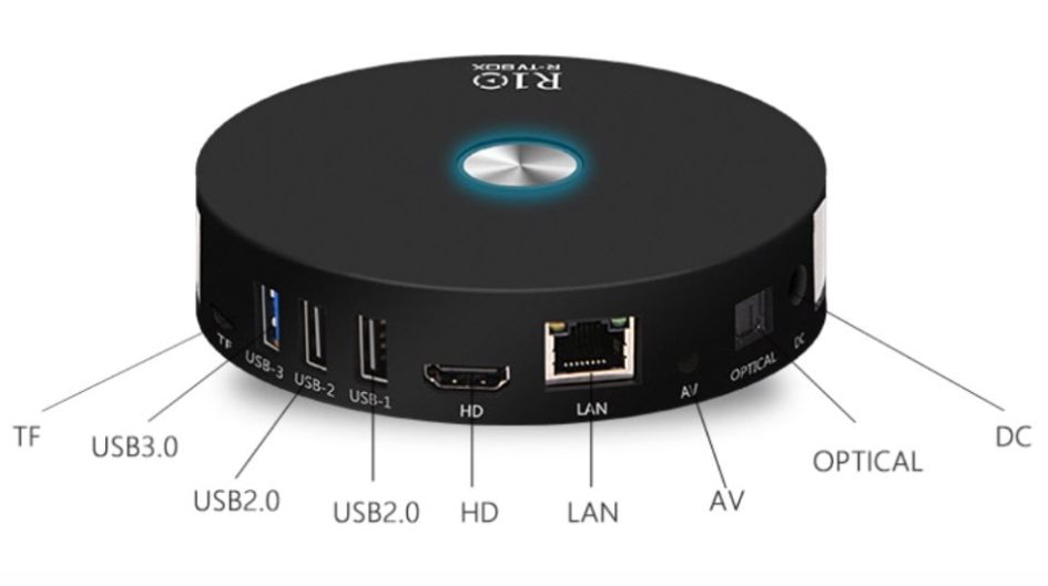 R-TV BOX R10 a peculiar design for a TV-Box with Android TV and voice ...