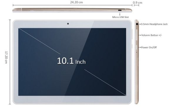 Binai Mini10 MT6753 tablet review