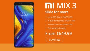 Xiaomi Mi Mix 3
