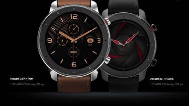 Amazfit GTR smartwatch