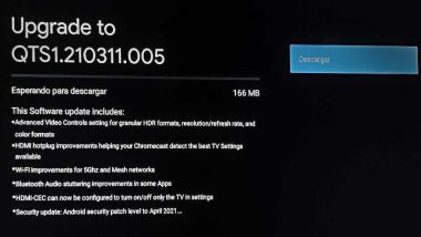 Google TV update