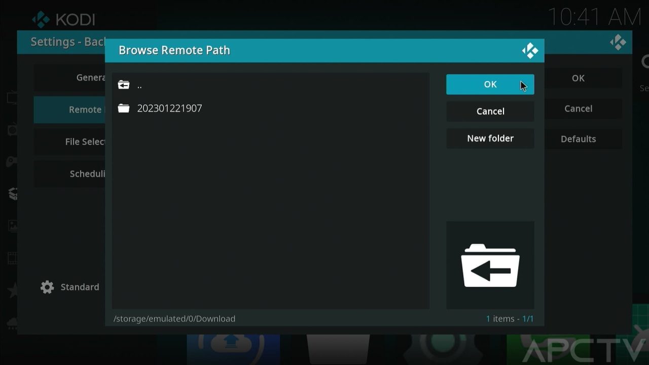 KODI Backup, how to save and restore our addons and settings