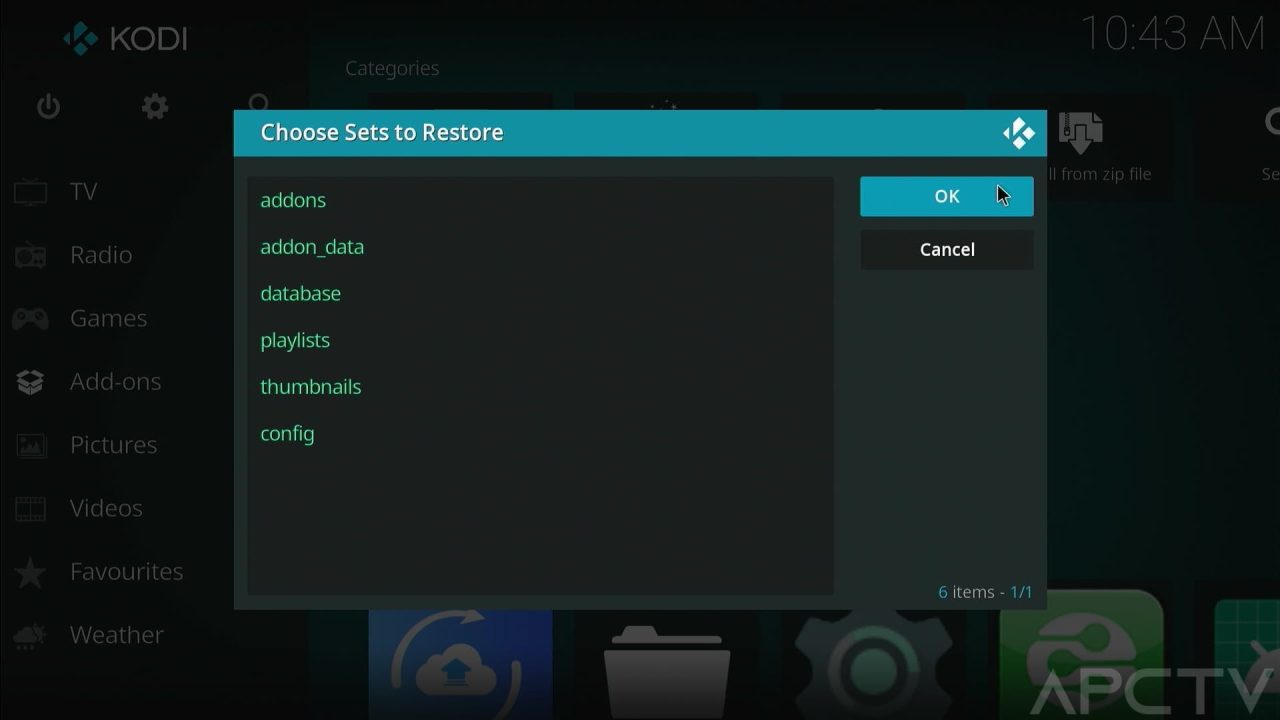 KODI Backup, how to save and restore our addons and settings