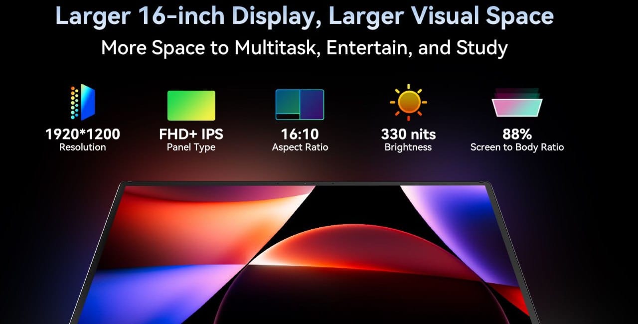 Blackview AceBook 12 display