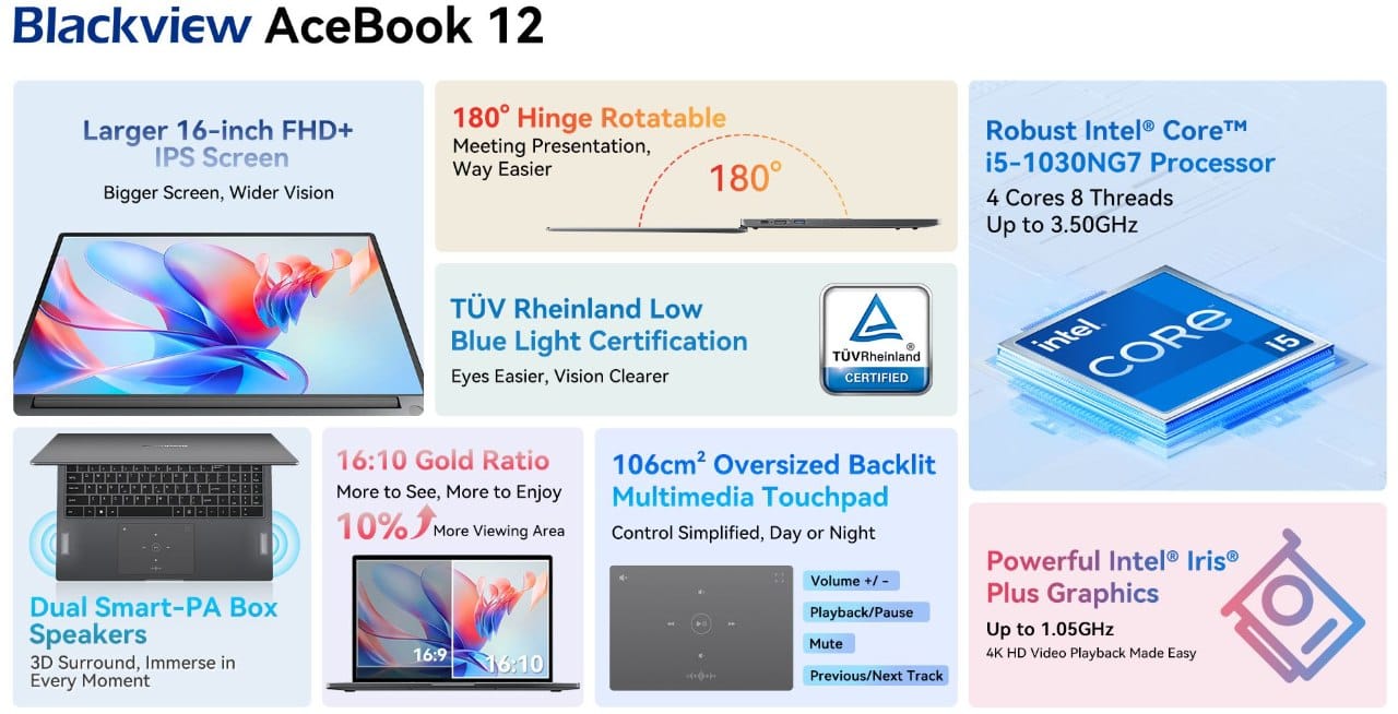 Blackview AceBook 12 laptop
