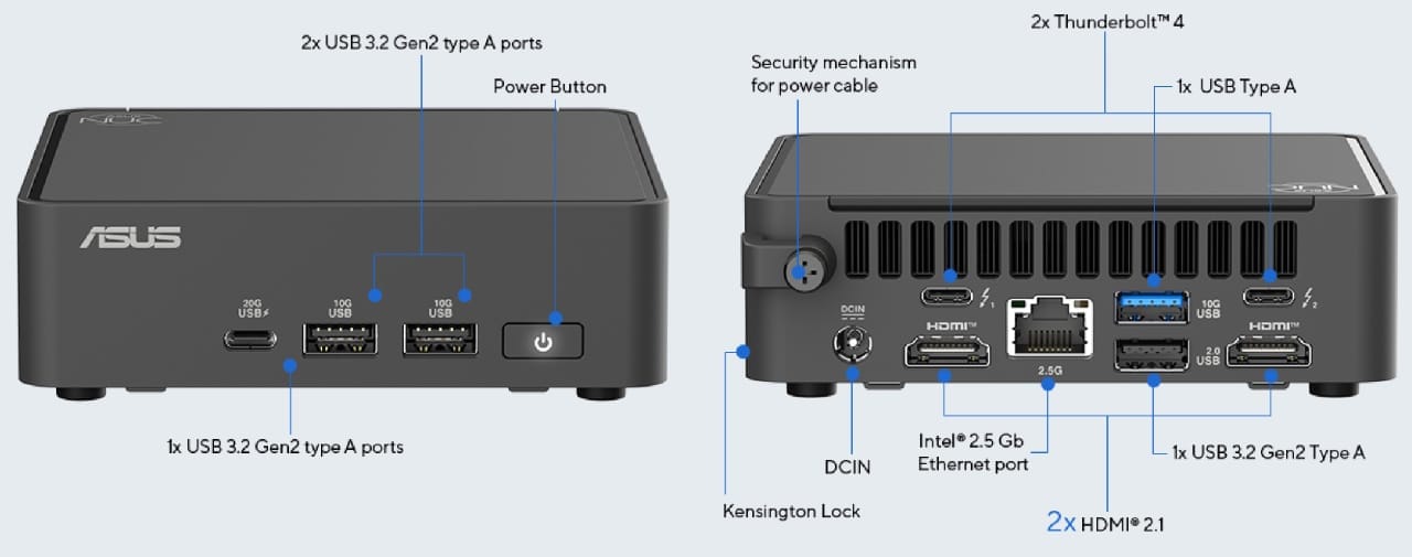 ASUS NUC 15 Pro mini pc ASUS NUC 15 Pro mini pc