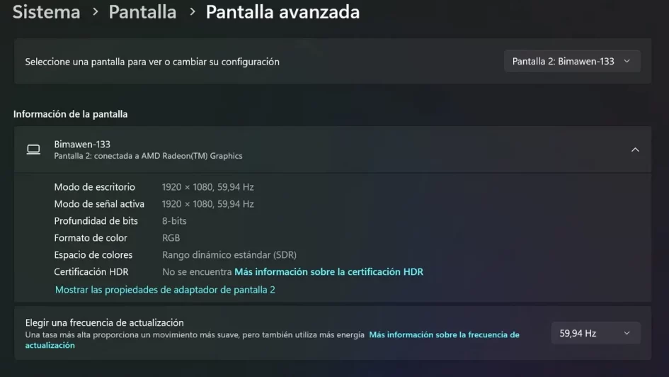 Bimawen OLED 133 review t008 Bimawen OLED 133 review t008
