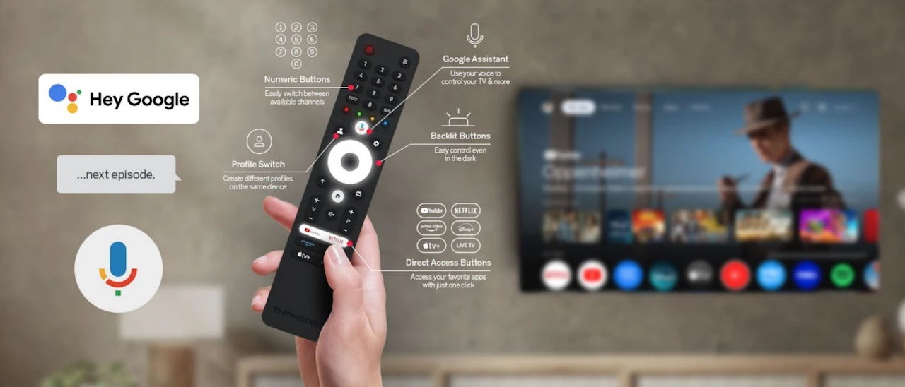 THOMSON MiniLED Google TV 02 THOMSON MiniLED Google TV 02