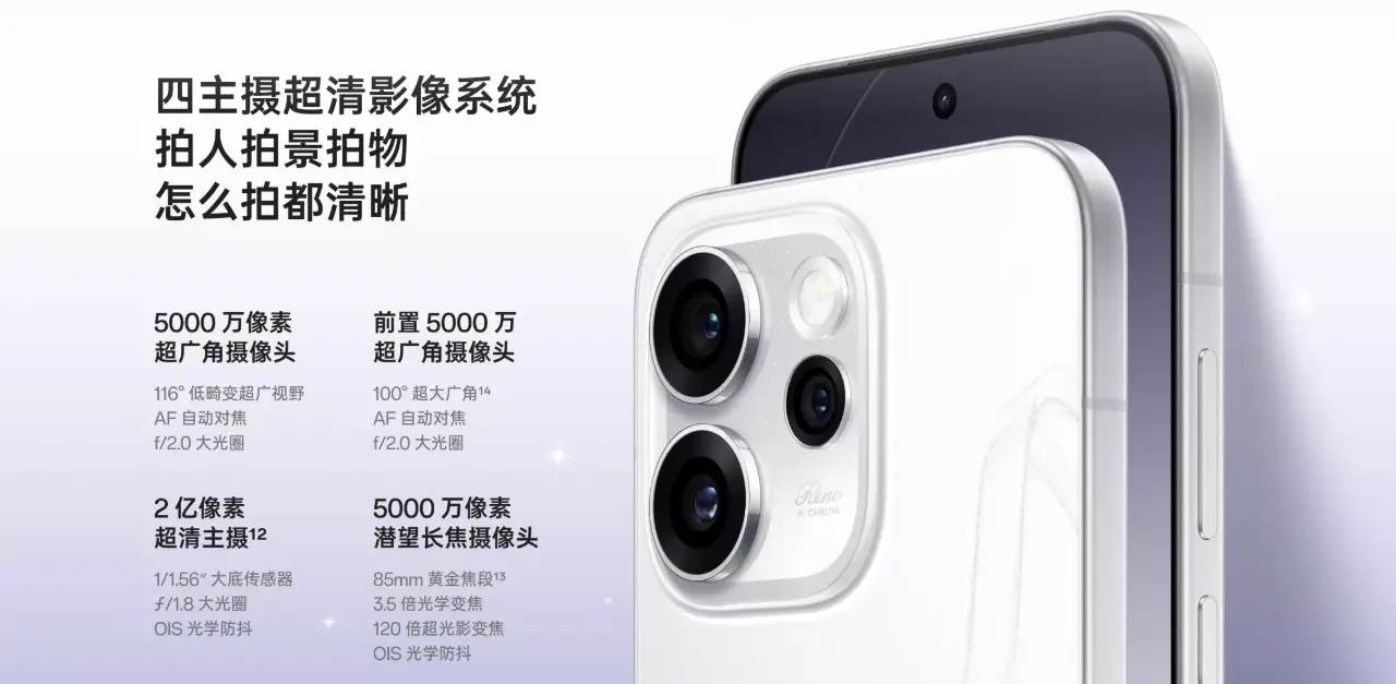 OPPO reno15 pro specs