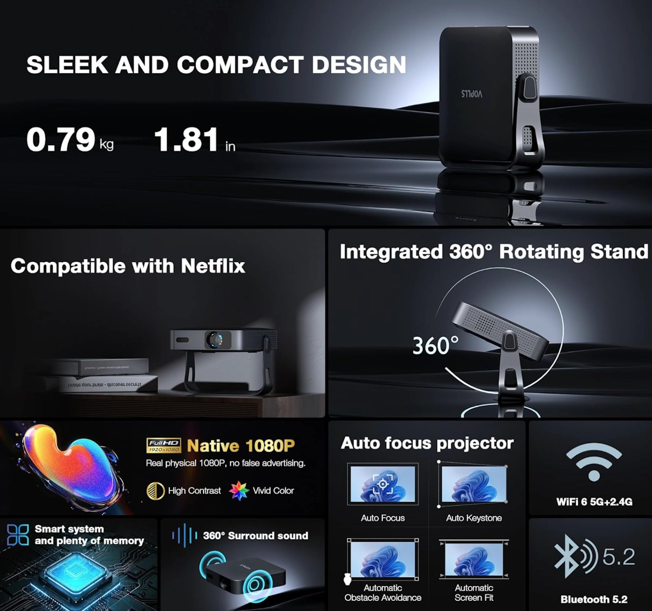 VOPLLS Q5 projector VOPLLS Q5 projector