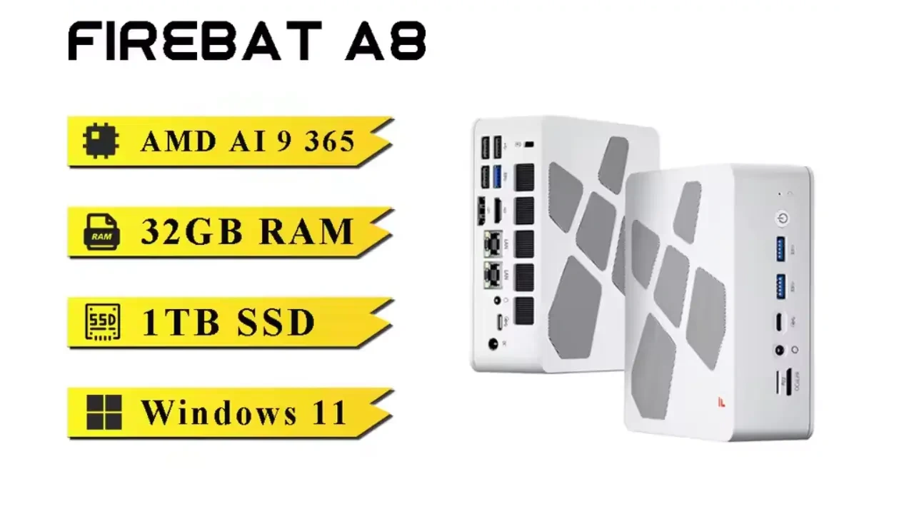 FIREBAT A8 AMD Ryen AI 9 365 FIREBAT A8 AMD Ryen AI 9 365
