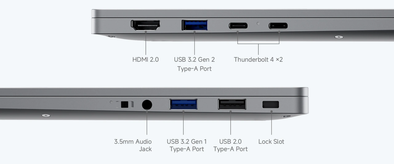CHUWI CoreBook Air 226V Ports