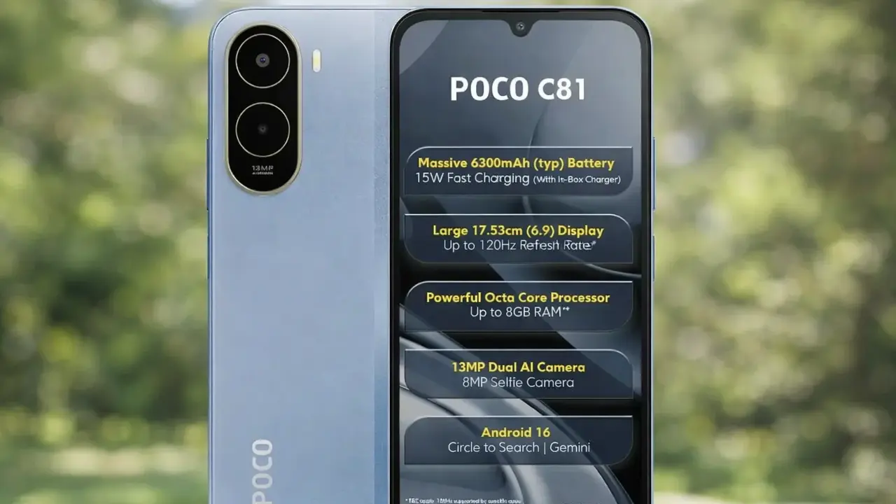 POCO C81 Specs