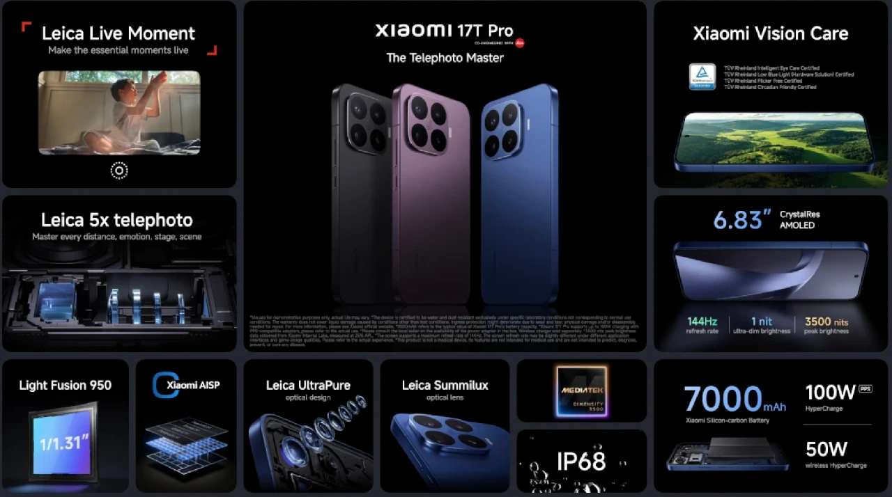 Xiaomi 17t Pro