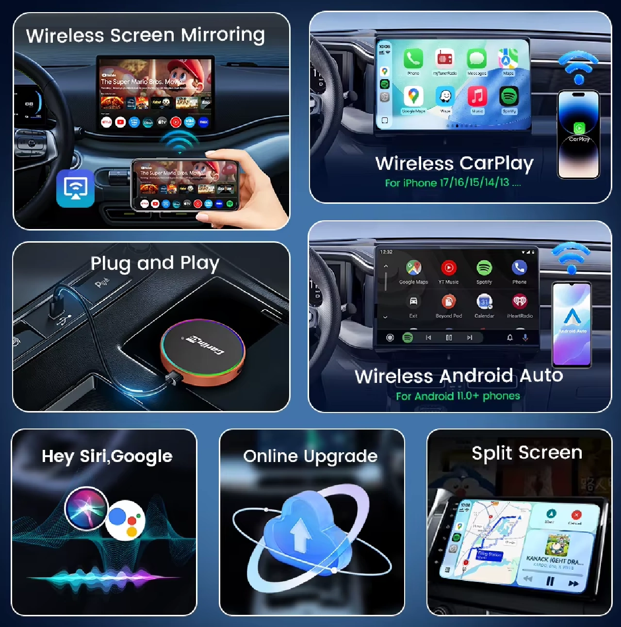CarlinKit CP2A-M, new wireless mini box to connect your cell phone to your car 2 CarlinKit CP2A M Box