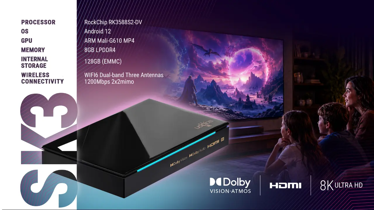 If you want to spend $400 on a TV box, the new Ugoos SK3 is already available. 1 Ugoos SK3