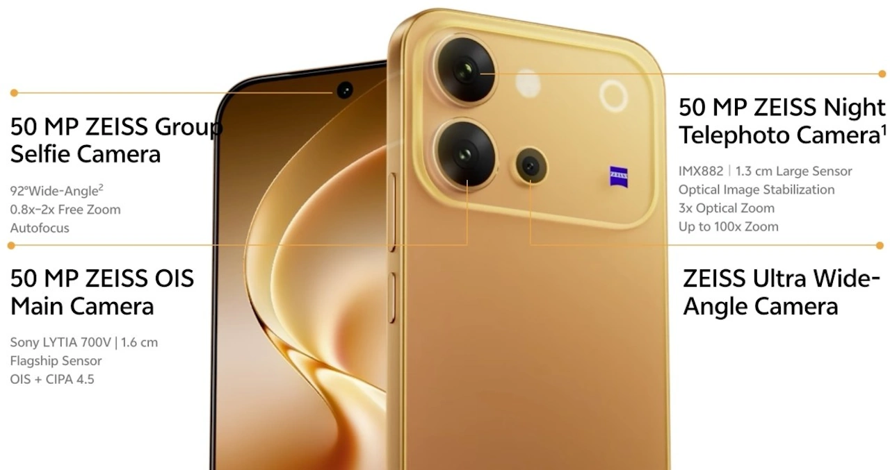 vivo V80, nuevo smartphone con Snapdragon 7 Gen 4 y AMOLED 144Hz 2 Vivo V80 Specs